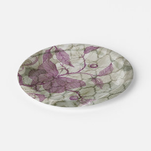 Arabesque Butterflies III Pappteller