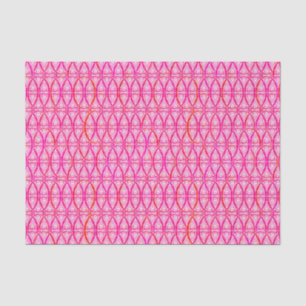 Arabesque-Damast - Erdbeerrosa Seidenpapier