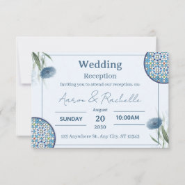 Arabesque Elegance Wedding Card Einladung