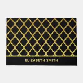 Arabesque Gold Fußmatte