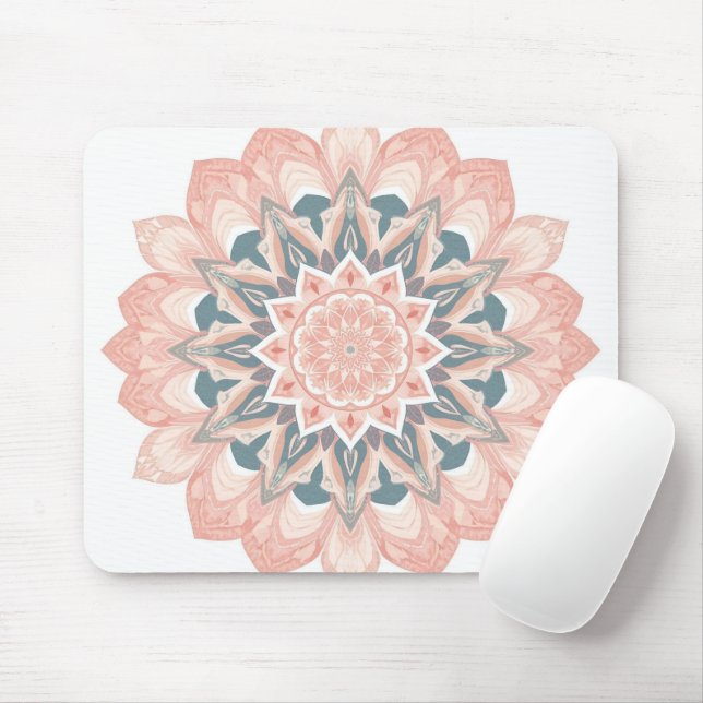 Arabesque Mandala Art Mousepad (Mit Mouse)