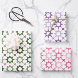 Arabesque marokkanisches Geschenkpapier Set