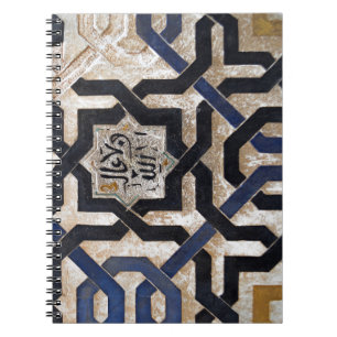Arabesque Mosaic Spiral Notebook Notizblock