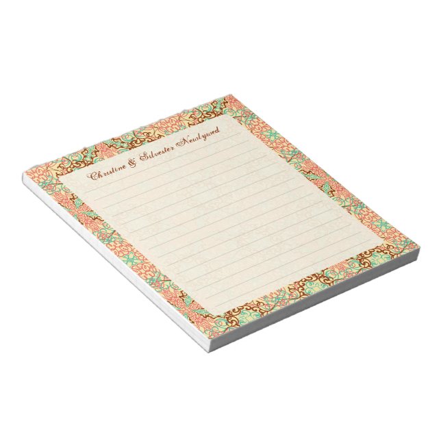 Arabesque, Notebook Notizblock (angewinkelt)
