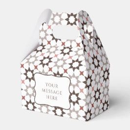 Arabesque-Pattern-Gefälligkeitsbox Geschenkschachtel