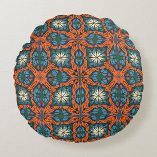 Arabesque Petten Round Pillow Rundes Kissen
