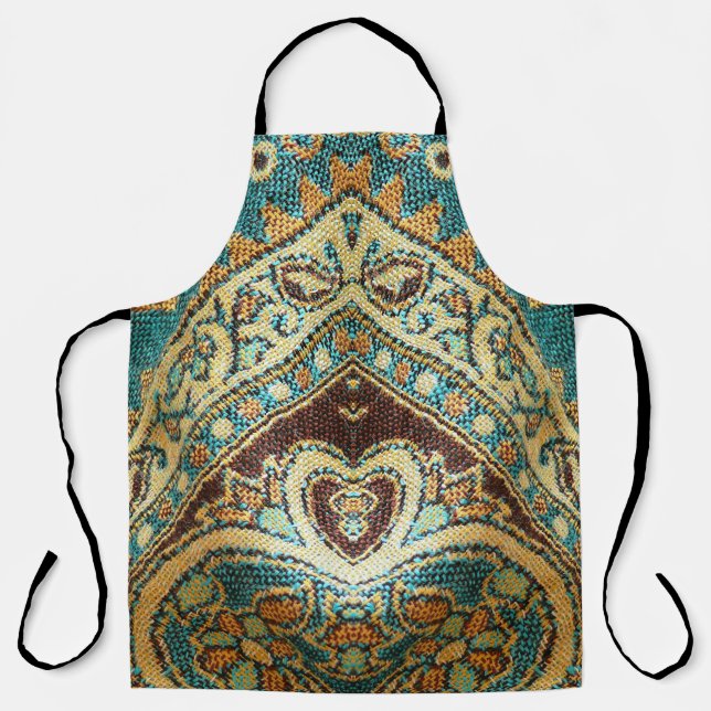 Arabesque-Stoff: arabisch-orientalisches Design Schürze (Vorderseite)