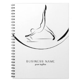 Arabesque über den Reformer Notizblock