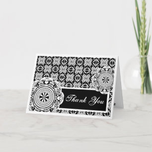 Arabesque White Lace, danke Karte.