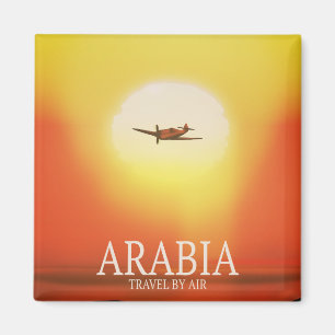 Arabia "Reisen Sie mit dem Flugzeug" Magnet
