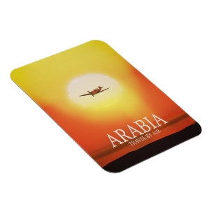 Arabia "Reisen Sie mit dem Flugzeug" Magnet