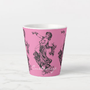 Arabian Bly Dancer Vintag Art Thunder_Cove Milchtasse