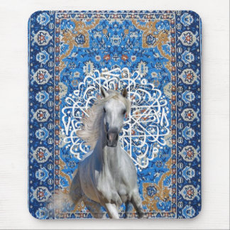 Arabian calligraphy horse mousepad