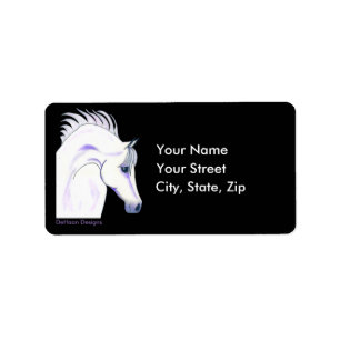 Arabian Gray Ghost Address Labels Adressaufkleber