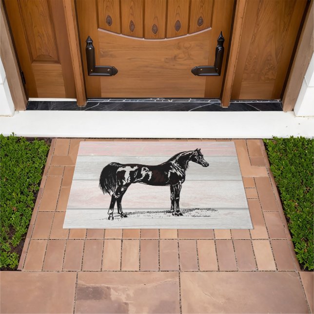 Arabian Horse Door Mat Fußmatte (Außenbereich)