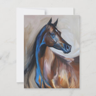 Arabian Horse Painting Postkarte