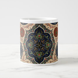Arabian Intricate Retro Muster Jumbo-Tasse