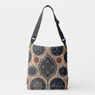 Arabian Intricate Retro Muster Tragetaschen Mit Langen Trägern