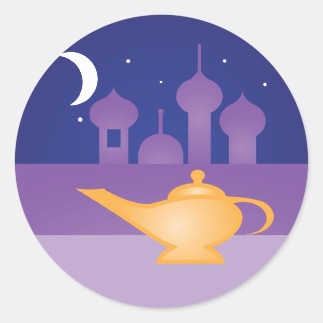 Arabian Night Magic Lamp Stickers (Vorderseite)