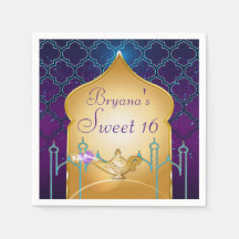 Arabian Nights Gold Magic Lamp Party