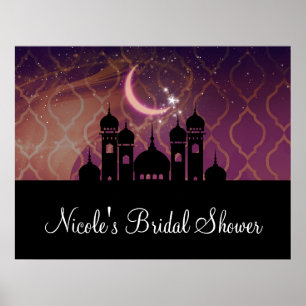 Arabian Nights Marokkanische Orientalische Party Poster