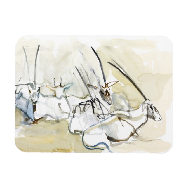 Arabian Oryx 2010 2 Magnet (Horizontal)