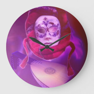 Arabian Oud Player Wall Clock Große Wanduhr