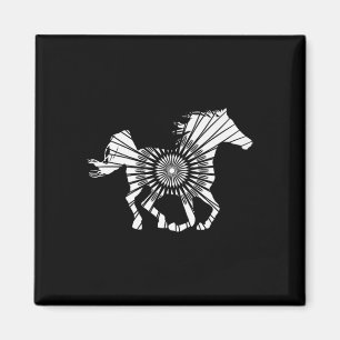 Arabian Pferd Reiten Ausdauerrennen Pony Geschenk Magnet