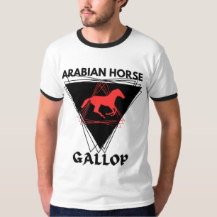 Arabian Racing Horse Stallion Reittier Jockey T-Shirt