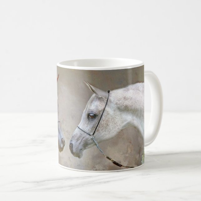 Arabian Show Horse Coffee Tasse (VorderseiteRechts)