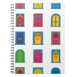 Arabian Stained Glass Windows Pattern Notizblock