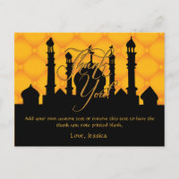 Arabian Themed Danke Cards