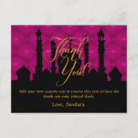 Arabian Themed Danke Cards