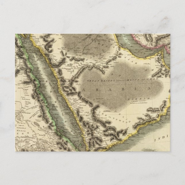 Arabien, Ägypten, Abessinien, Rotes Meer Postkarte (Vorderseite)