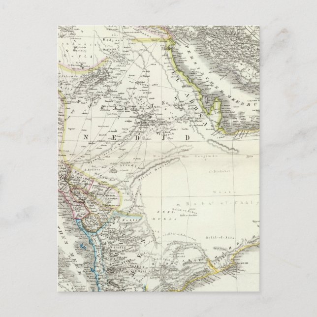 Arabien - Arabische Halbinsel Postkarte (Vorderseite)