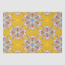 Arabisch Boho Elegant Geometric Marokkanischer Gel Seidenpapier