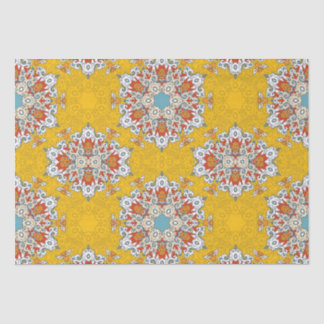 Arabisch Boho Elegant Geometric Marokkanischer Gel Seidenpapier