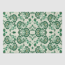 Arabisch Elegant Blau geometrisch grün marokkanisc Seidenpapier
