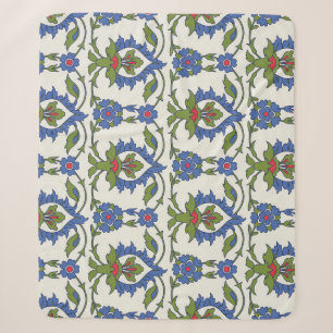 Arabisch Traditionell: Nahtloses Iznik-Fliesenmust Sherpadecke