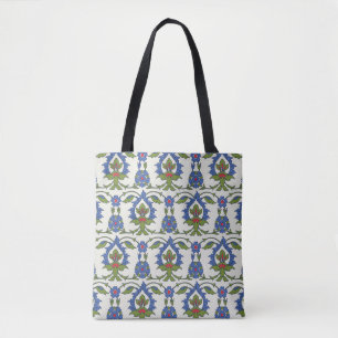 Arabisch Traditionell: Nahtloses Iznik-Fliesenmust Tasche