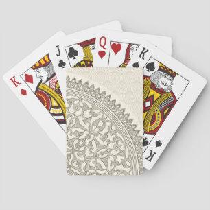 Arabische Artspitze Spielkarten