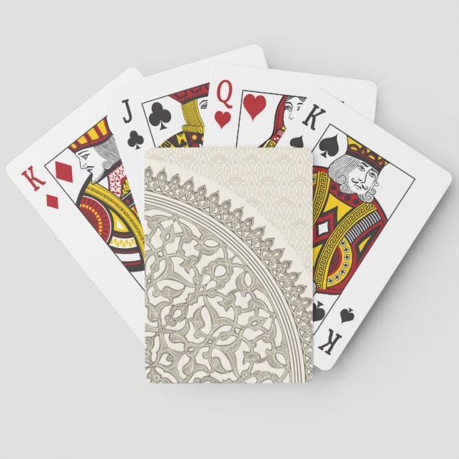 Arabische Artspitze Spielkarten (Rückseite)