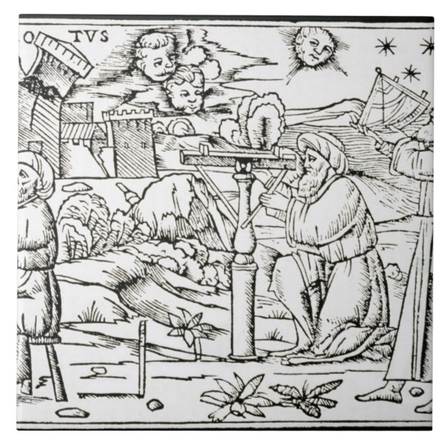 Arabische Astrologen, Kopie einer Illustration von Fliese (Vorderseite)