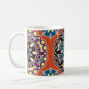 Arabische Fliesen, Vintages Patchwork-Muster. Kaffeetasse