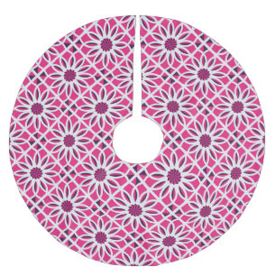 Arabische geometrische Ornamente: nahtlose Textur. Polyester Weihnachtsbaumdecke