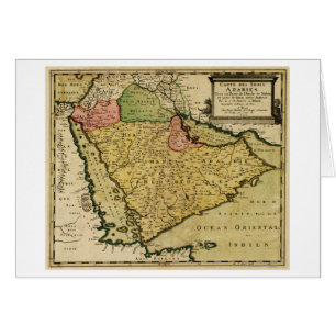 Arabische Halbinsel der Mittlere Osten-Karte