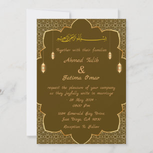 Arabische Hochzeitseinladung Save The Date