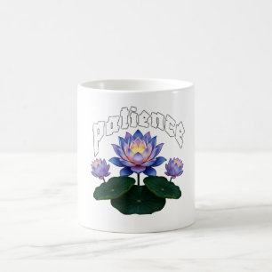 Arabische Kalligrafie Sabr Geduld - Zen Lotus Blum Kaffeetasse