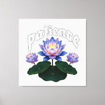 Arabische Kalligrafie Sabr Geduld - Zen-Lotusblume