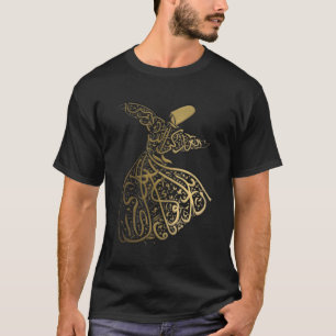 Arabische Kalligrafie Whirling Dervish Sufi T-Shirt